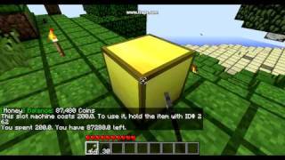 RandomGlass Slot Machine Plugin for Bukkit