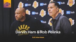 Darvin Ham &amp; Rob Pelinka | 2022-23 Lakers Exit Interviews