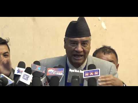 देउवाले हसाँए सबैलाई Deuba's Funny Speech