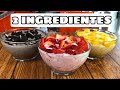 3 postres con 2 INGREDIENTES (muy fáciles y rápidos)