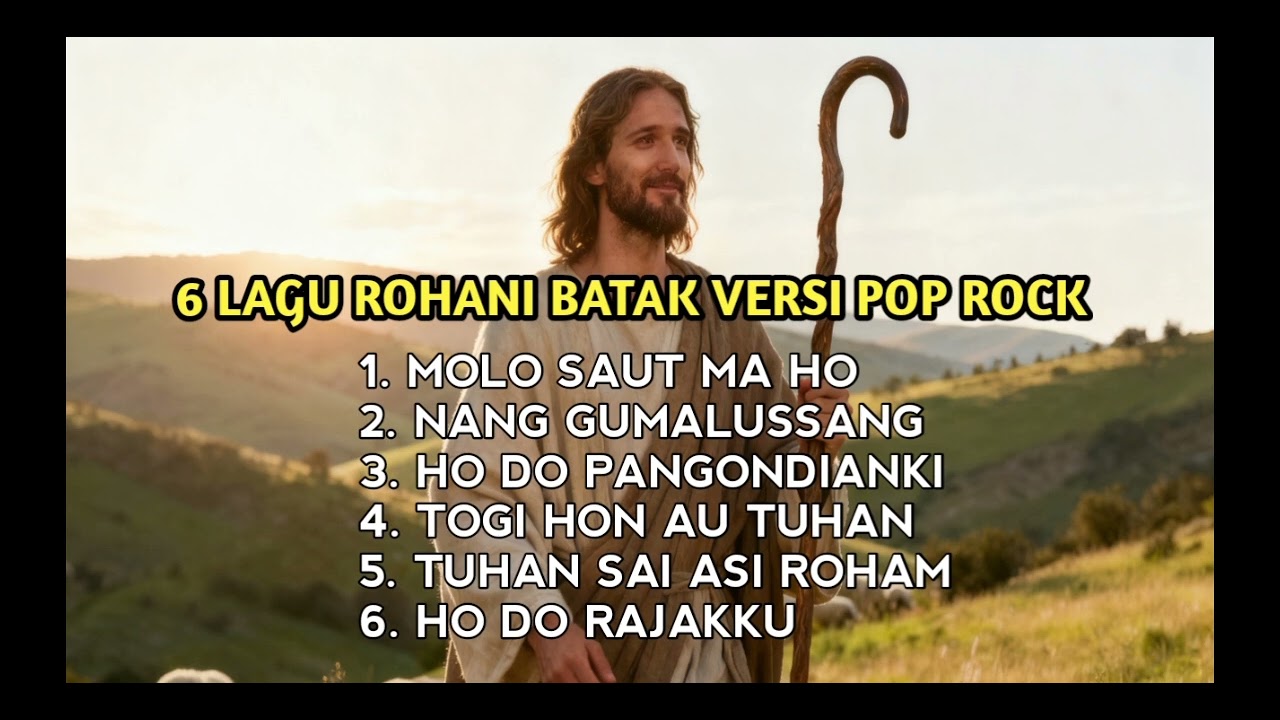 6 LAGU ROHANI BATAK POPULER VERSI POP ROCK