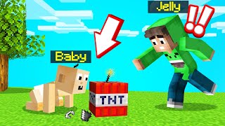 RAISING A BABY In MINECRAFT! (New Born)