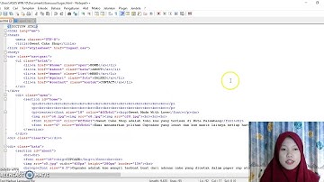 Membuat Desain Web Sederhana Menggunakan HTML+CSS (Manajemen Informatikan POLSRI)