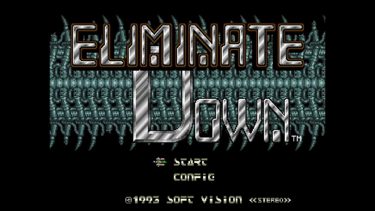 Eliminate Down (Jap) MD Game Full Run