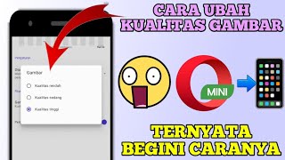 Cara Setting Kualitas Gambar di Opera Mini