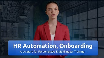 HR Automation, Onboarding: AI Avatars for Personalized & Multilingual Training