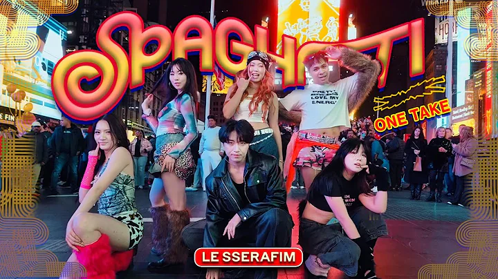 [K-POP IN PUBLIC NYC | ONE TAKE] LE SSERAFIM (르세라핌) 'SPAGHETTI' (feat. j-hope of BTS)' cover by F4MX