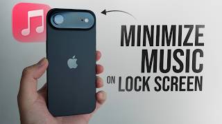 How to Minimize Music on iPhone Lock Screen
