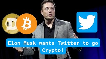 Breaking News: Elon Musk Wants Twitter to Have a Crypto Payments System