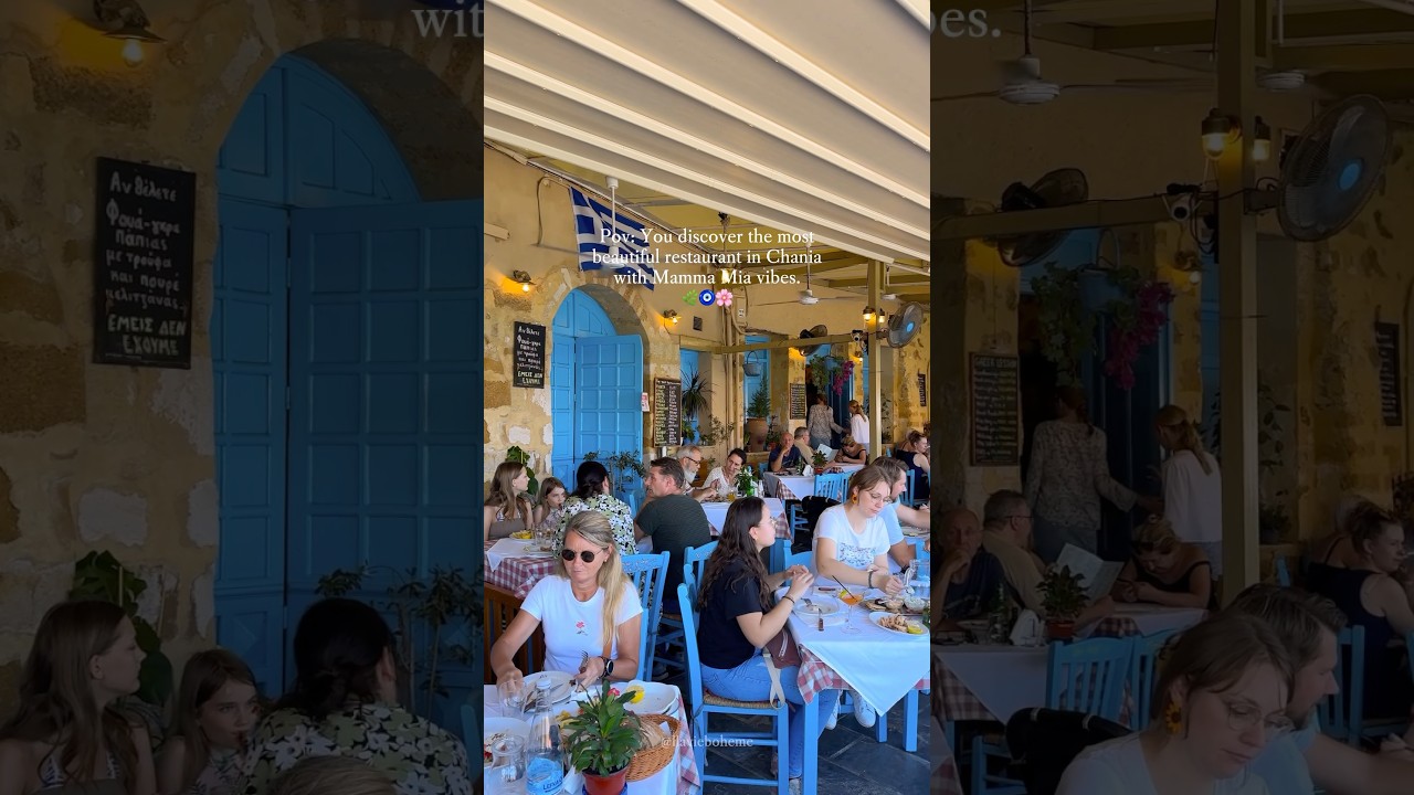 📍Amphora Taverna, Chania - Crete, Greece 🇬🇷 