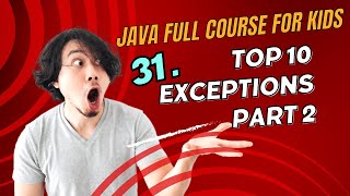 JAVA Coding Series 2024 - 31 Top   10 Exceptions Part 2 #programming #coding #code Profile