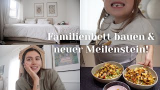 Familienbett bauen & der erste Milchzahn ist raus