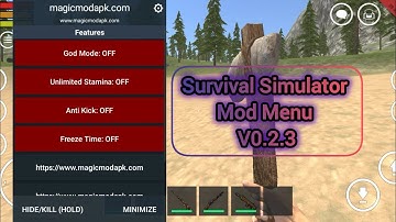 Survival Simulator Mod Menu V0.2.3 #survivalsimulator #survivalgame