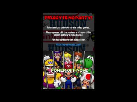 Mario Party DS Anti Piracy Screen (HD) (Extended)