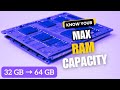 How To Know Your System's Maximum RAM Capacity | Upgrade Your RAM💻