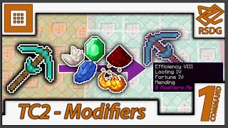 Tinkers' Construct 2 in only 5 Commands! - Adding Modifiers to Tools Wealth