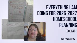 HOMESCHOOL PLANNING 2026-2027 SCHOOL YEAR | COLLAB
