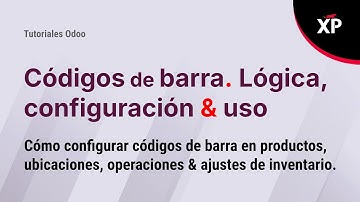 Odoo. Códigos de barras. Lógica, configuración & uso