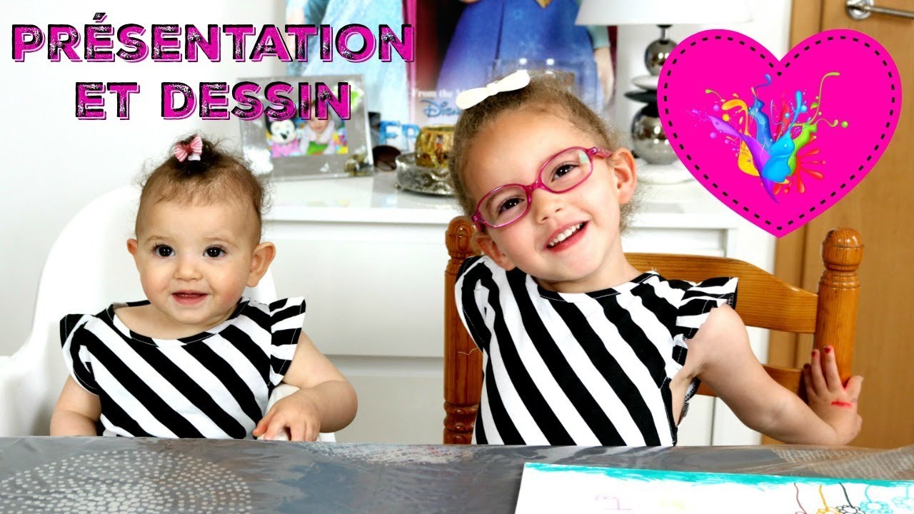 Massilya vous présente et dessine sa petite sœur kamilia 😍 (baby drawing)