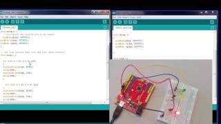 Arduino 1c LED for loop