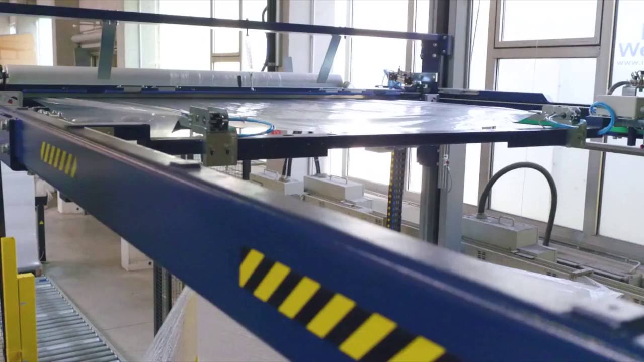 Stretchanlage PX 3000 mit Hubstation und Deckblattaufleger von H+D