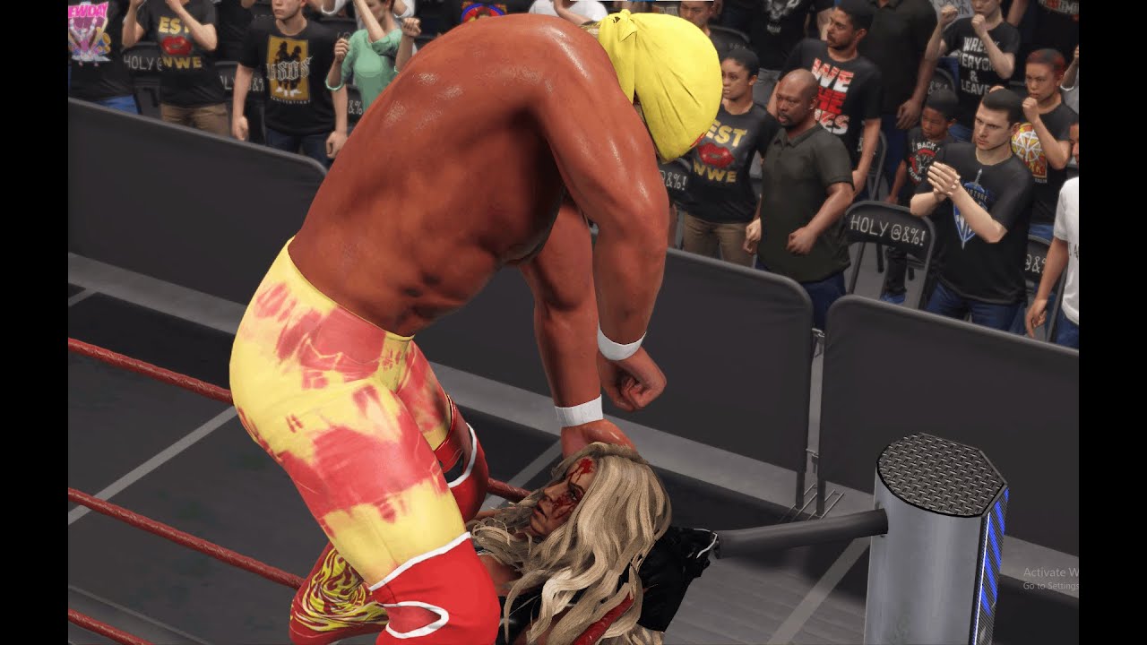 #WWE2K24 | Intergender Last Person Standing Match | Hulk Hogan vs Trish Stratus | Wild Wednesday