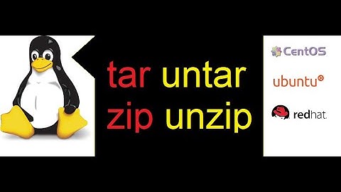 How to tar, untar, zip, unzip, compress and uncompressed a file in rhel redhat linux