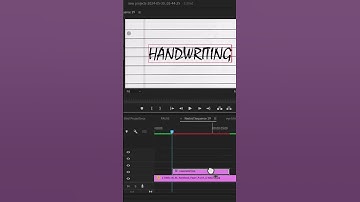 handwriting text animation effect - premiere pro write-on