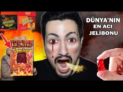 DÜNYA'NIN EN ACI JELİBONUNU YEDİM! (Toplam 12,000,000 Scoville Acı)