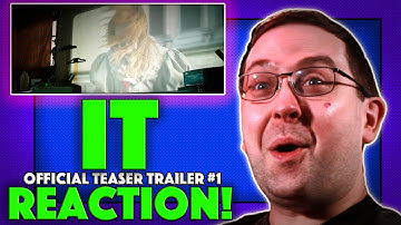 REACTION! IT Teaser Trailer #1 - Stephen King Remake Movie 2017