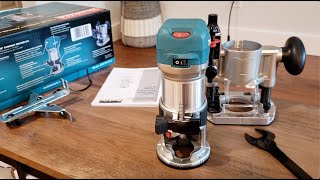 Unboxing Makita RT0701CX7 Compact Router Kit