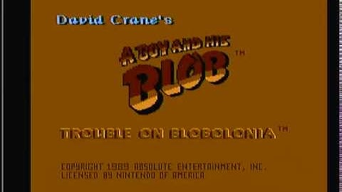 Weird Game.. A Boy And His Blob - Original Nintendo NES Hardware