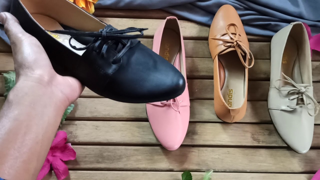 Sepatu Wanita  Flat Shoes  Andis WN02 YouTube