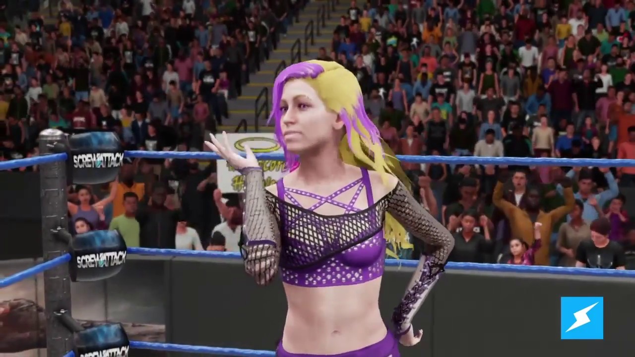WWE 2K18 Pearl vs Alice Angel on Crossover Friday