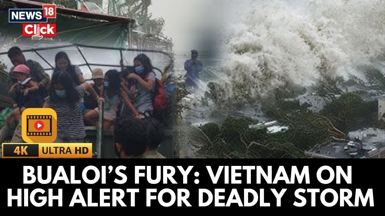 Typhoon Bualoi Slams Vietnam: Mass Evacuations, Airports Closed & Deadly Flood Fears | 4K