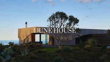 Home Constructed on Stilts with Curved Rain Screens | Dune House