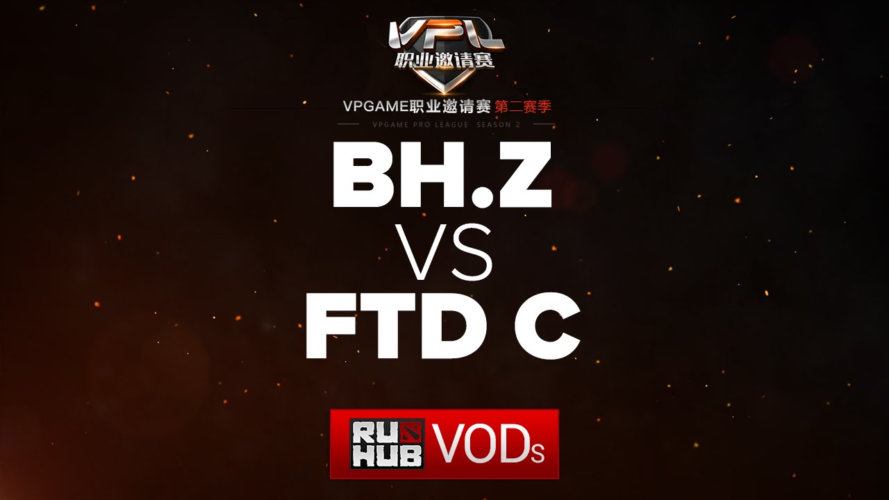 BH.Z vs FTD.C,VPL Season 2,game 1 - YouTube