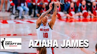 NC State Guard Aziaha James | 2025 WNBA Draft