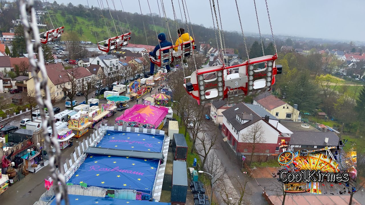 The Flyer, Art Of Flying - Gebrüder Boos (Onride) [Kirchheim Märzenmarkt 2022] - Clip by CoolKirmes