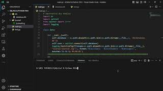 Python POO :  SQLite3 & Logging (Jounalisation)