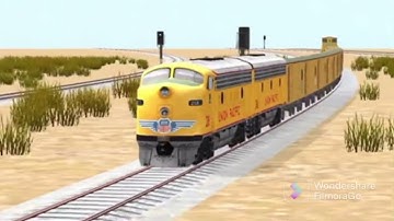 Union Pacific EMD F9 in the desert!