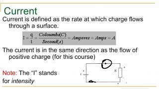 DC Circuits Notes (Part I)