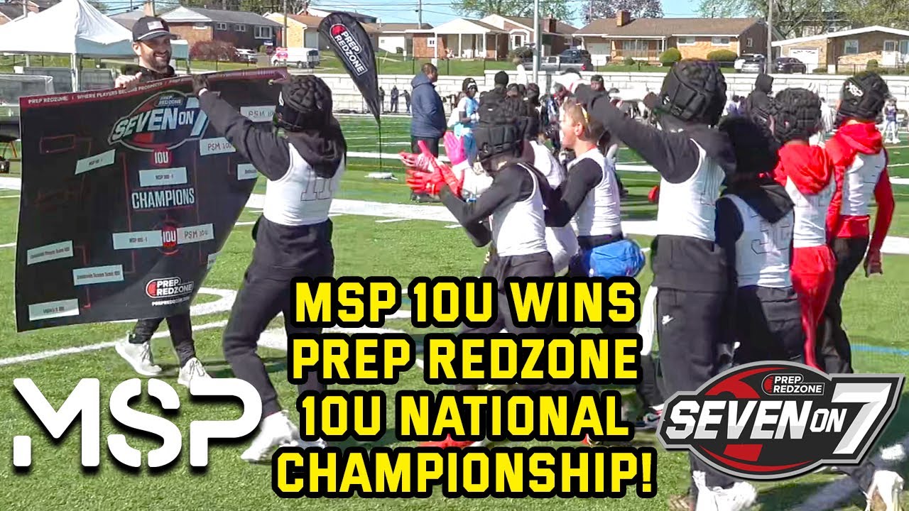 MSP 10U WINS Prep Redzone National Championship vs PSM in OT! | 7v7 Football Highlights