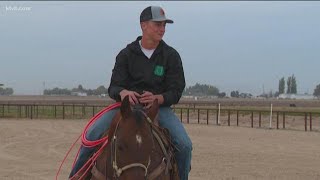 When not playing football, Vallivue QB Lan Larison is a rodeo champion
