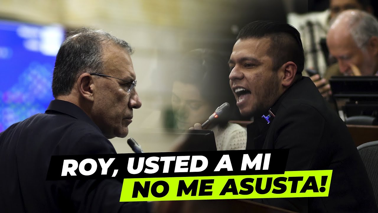 🔴ROY! USTED A MI NO ME ASUSTA - CONMIGO SE EQUIVOCA, YO NO SOY MANIPULABLE!