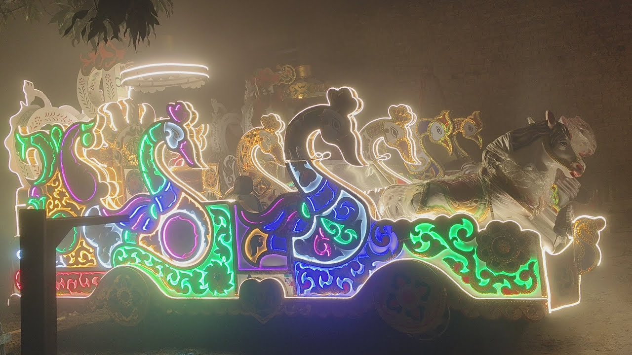 न्यू मॉडल का बाहुबली 3D रथ बनवाने के लिए संपर्क करें 9305446477 पता खेतासराय रोड मरहट 