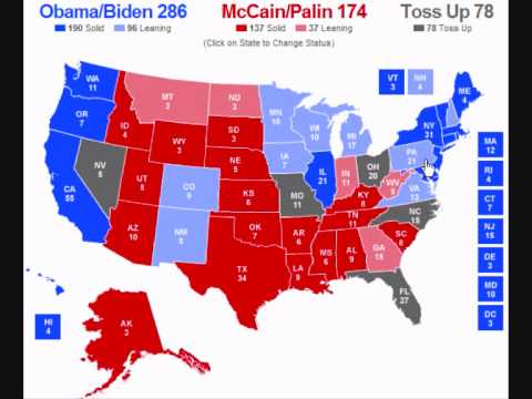 Elezioni USA 2008 - mappa elettorale / 2