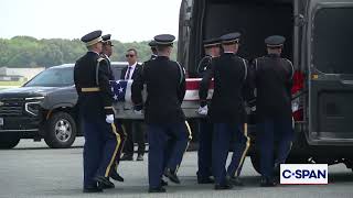 President Trump Attends Dignified Transfer Ceremony screenshot 4