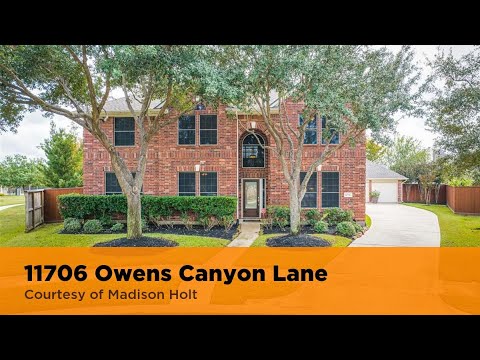 11706 Owens Canyon Lane, Cypress, TX home video tour