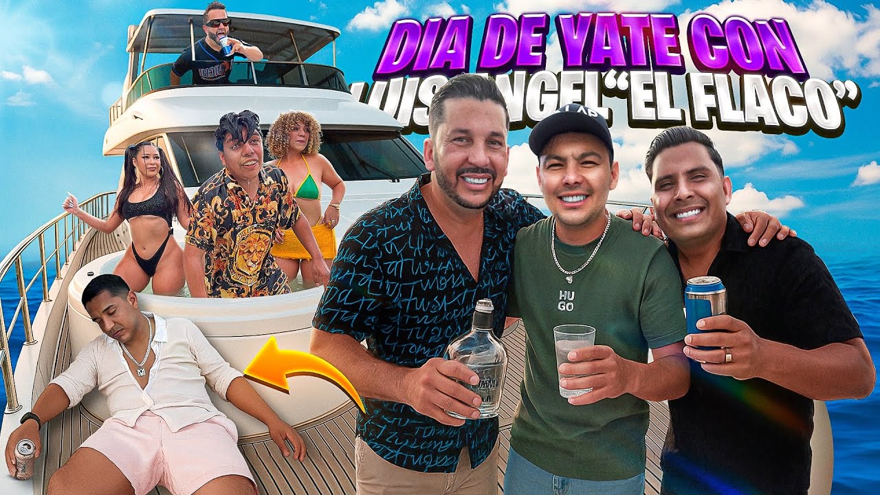 Así es un día de YATE con Luis Ángel (El Flaco) TERMINA MAL | Maza Clan